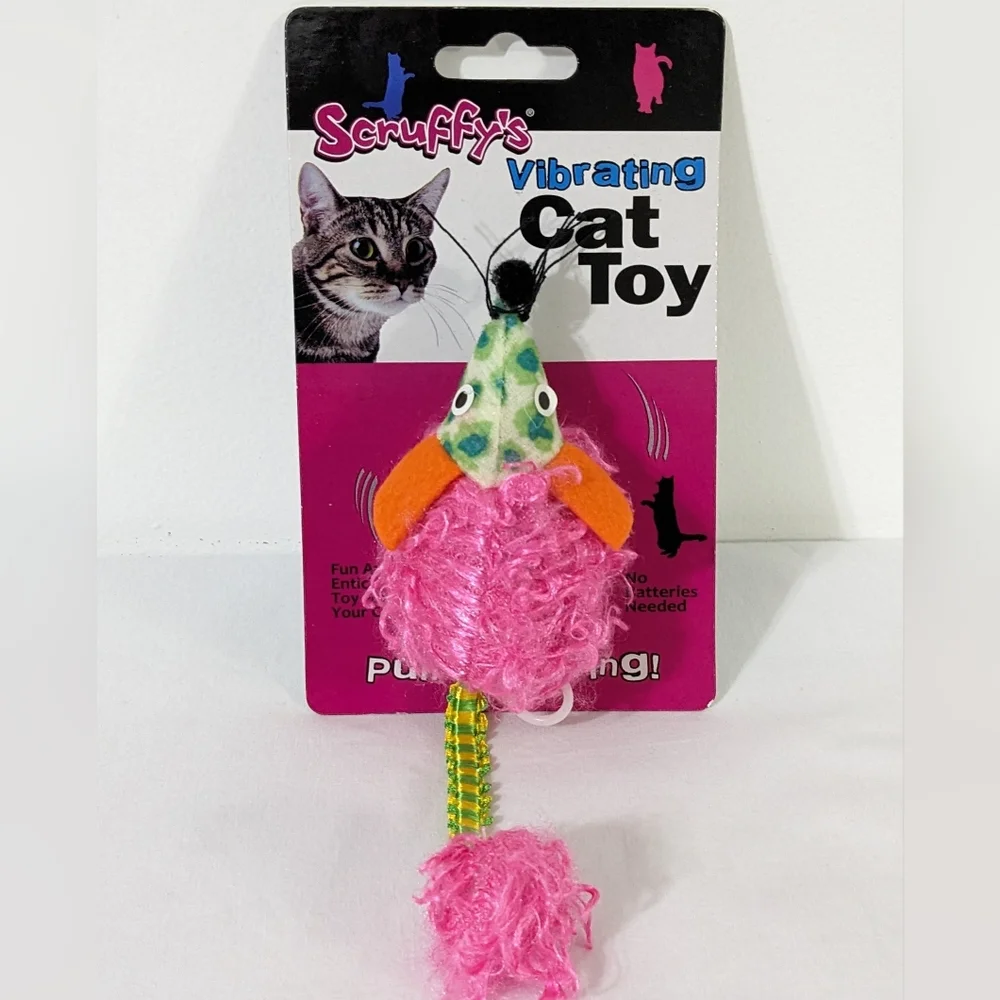 Scruffy's Vibrating Mouse Cat Toy, NWT